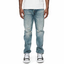 Jeans PURPLE, Vintage Knee Slit Denim (Mid Indigo)