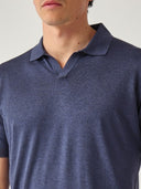 Tricou GRAN SASSO, Men's silk polo shirt