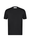 Tricou GRAN SASSO, Interlock pima cotton t-shirt, Negru