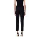 PANTALONI ELISABETTA FRANCHI, Logo Insert, Classic, Black