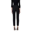 PANTALONI ELISABETTA FRANCHI, Slim Fit, Logo Insert, Black