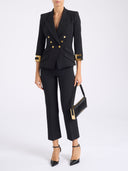Pantaloni ELISABETTA FRANCHI, Flared Pants, Negru