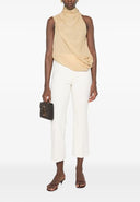 Pantaloni ELISABETTA FRANCHI, Flared Pants, Alb