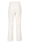 Pantaloni ELISABETTA FRANCHI, Flared Pants, Alb