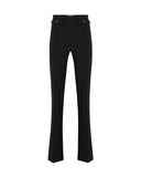 PANTALON ELISABETTA FRANCHI, Nasturi cu logo, Negru