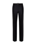 PANTALONI DSQUARED2, Daisy Tuxedo, Wool, Black