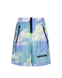 PANTALONI SCURTI BARROW, Nylon Shorts in Blue