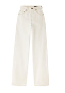 Jeans JACQUEMUS, The wide de-Nîmes, Alb