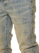 JEANS PURPLE, SKINNY GOTHIC WIRE MONO JEANS