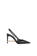 Pantofi DSQUARED2, Metal Bar Slingback, Negru