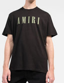 TRICOU AMIRI, Imprimeu Logo Green, Negru