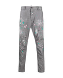 Pantaloni DSQUARED2, Pinky Splash Chino Pants, Gri
