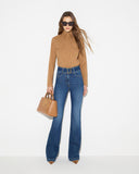 Jeans ELISABETTA FRANCHI, Boot-cut jeans with belt