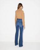 Jeans ELISABETTA FRANCHI, Boot-cut jeans with belt