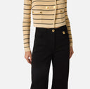 Blugi Elisabetta Franchi, Palazzo jeans, Negru