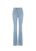 Jeans ELISABETTA FRANCHI, Boot-cut jeans with small pockets