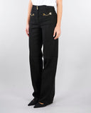BLUGI ELISABETTA FRANCHI, High Waist, Negru