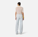 Jeans ELISABETTA FRANCHI, Palazzo jeans with organza details