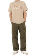 Tricou Palm Angels, Imprimeu Teddy Bear, Bej PMAA001C99JER0146110S