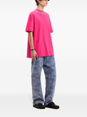 Tricou PALM ANGELS, Neck Logo Insert, Pink