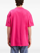 Tricou PALM ANGELS, Neck Logo Insert, Pink