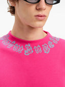 Tricou PALM ANGELS, Neck Logo Insert, Pink