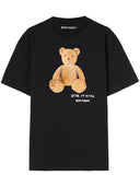 Tricou PALM ANGELS, Bear In Mind, Logo Print, Black