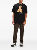 Tricou PALM ANGELS, Bear In Mind, Logo Print, Black