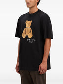 Tricou PALM ANGELS, Bear In Mind, Logo Print, Black