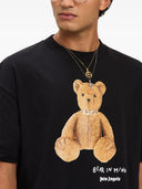 Tricou PALM ANGELS, Bear In Mind, Logo Print, Black