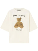 Tricou PALM ANGELS, Bear In Mind, Oversized, White