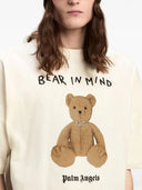 Tricou PALM ANGELS, Bear In Mind, Oversized, White