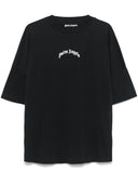 Tricou PALM ANGELS, Curved Front Logo, Black