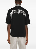 Tricou PALM ANGELS, Curved Front Logo, Black