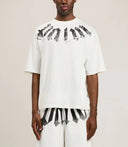 Tricou PALM ANGELS, Big Neck Logo Loose T-Shirt
