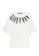 Tricou PALM ANGELS, Big Neck Logo Loose T-Shirt