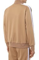Jacheta Palm Angels, LOGO PRINT,Beige PMBD001C99FAB0046101