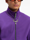 Hanorac PALM ANGELS, Contrast Band Track, Zip, Purple