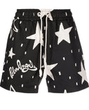 Short PALM ANGELS, Night Sky, Negru