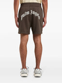 BERMUDE PALM ANGELS, Bold Back Logo, Brown