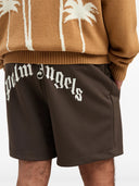 BERMUDE PALM ANGELS, Bold Back Logo, Brown