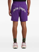 BERMUDE PALM ANGELS, Bold Back Logo, Purple