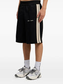 BERMUDE PALM ANGELS, logo-embroidered track shorts