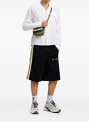 BERMUDE PALM ANGELS, logo-embroidered track shorts