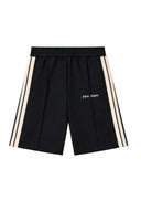 BERMUDE PALM ANGELS, logo-embroidered track shorts