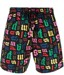 Short PALM ANGELS x VILEBREQUIN, Monogram Black Print