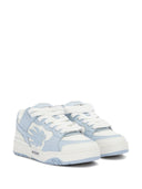 SNEAKERS PALM ANGELS, Venice, Logo Insert, Baby Blue Details, White