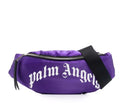 Borseta Palm Angels, Curved Logo nylon Purple