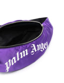 Borseta Palm Angels, Curved Logo nylon Purple
