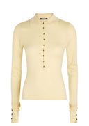 Bluza JACQUEMUS, Lana merino, Polo, Cream
